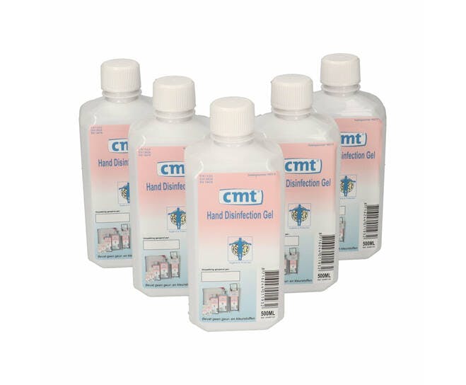 CMT Hand Disinfection alcoholgel 500 ml flacon