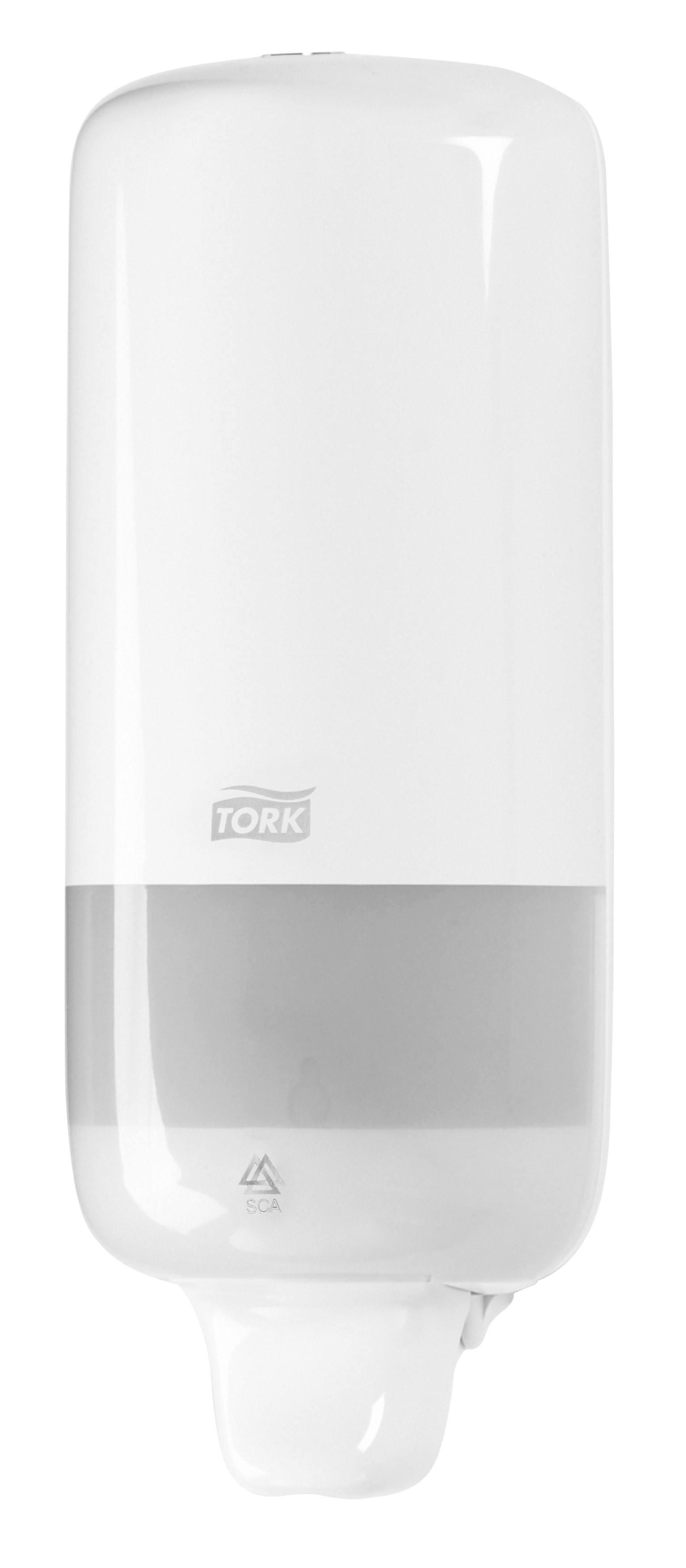 Tork 560000 Elevation S1 vloeibare zeep en alcoholgel dispenser wit 1