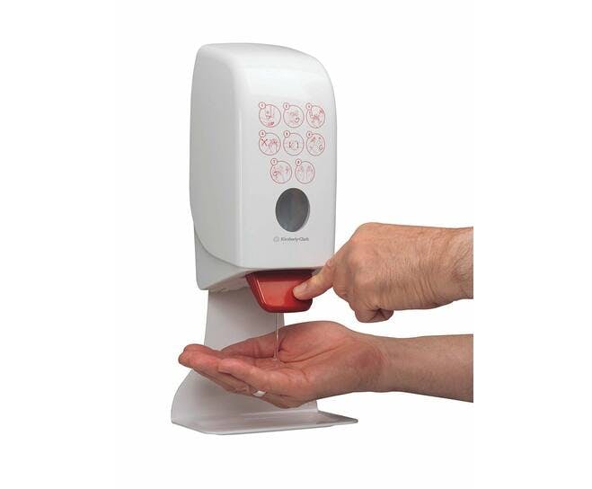 Kimberly clark 7124 Aquarius hand sanitizer dispenser wit  3