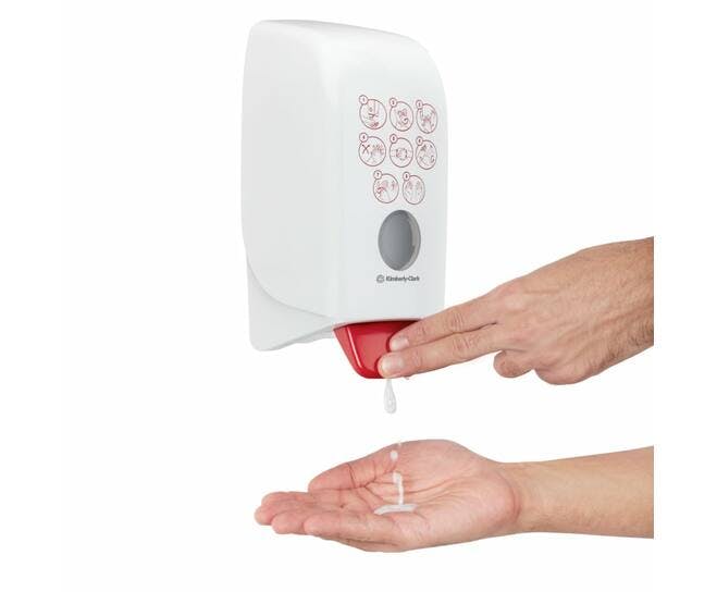 Kimberly clark 7124 Aquarius hand sanitizer dispenser wit  4