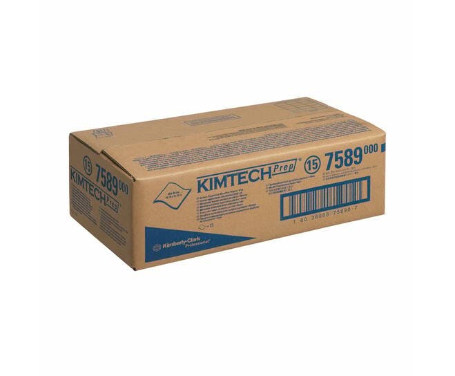 Kimberly clark 7589 Kimtech poetsdoek Microfiber oppervlaktevoorbereiding blauw 40x40cm 25stdoos 6